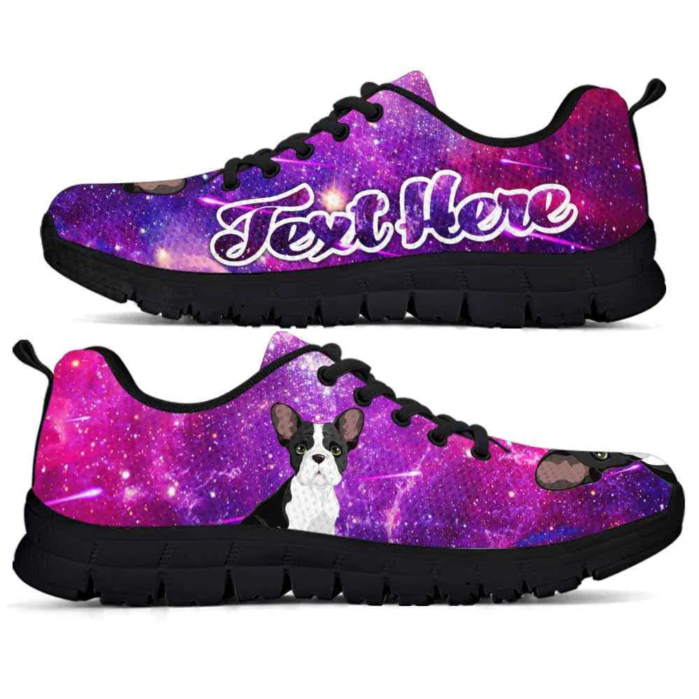 Custom Name Frenchie Sneaker, Galaxy Frenchie Dog Lovers Sneakers Running Shoes Gift Men Women, Best Running Shoes