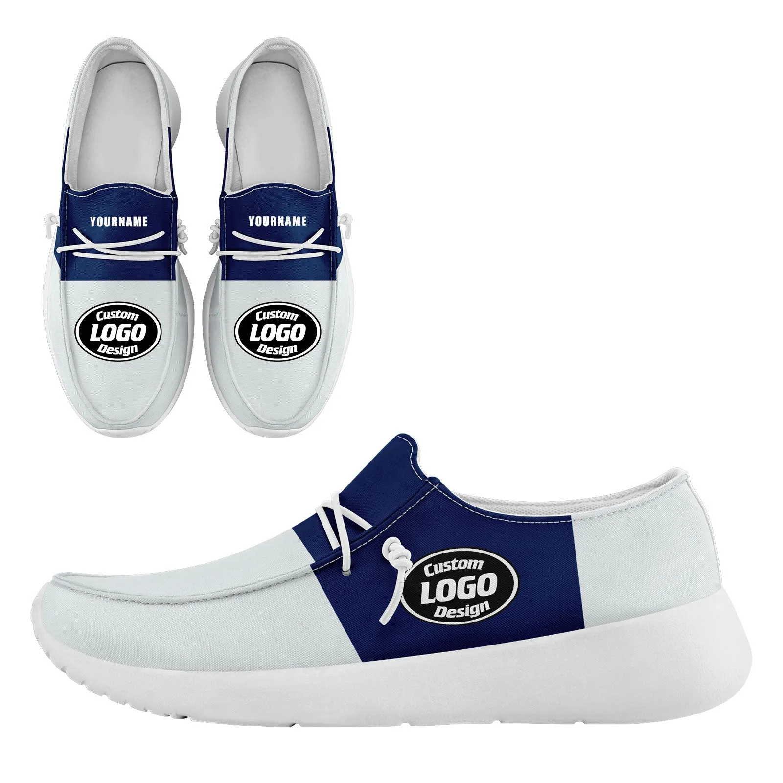 Custom White Blue Indianapolis Jacket and Sports Shoes Combo Offer Personalized Combo ZH-D020294-14