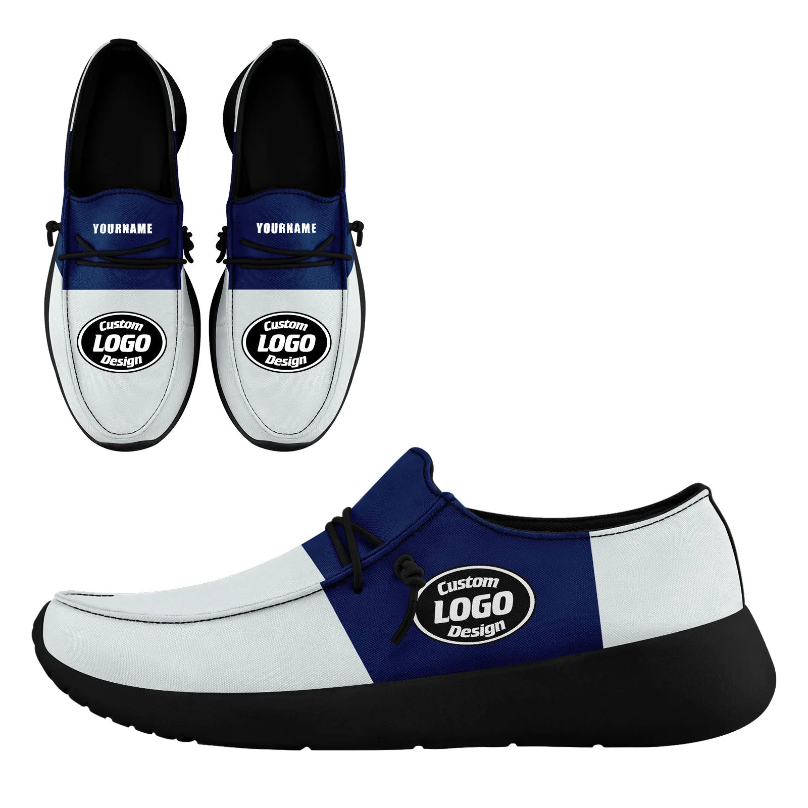 Custom White Blue Indianapolis Jacket and Sports Shoes Combo Offer Personalized Combo ZH-D020294-14