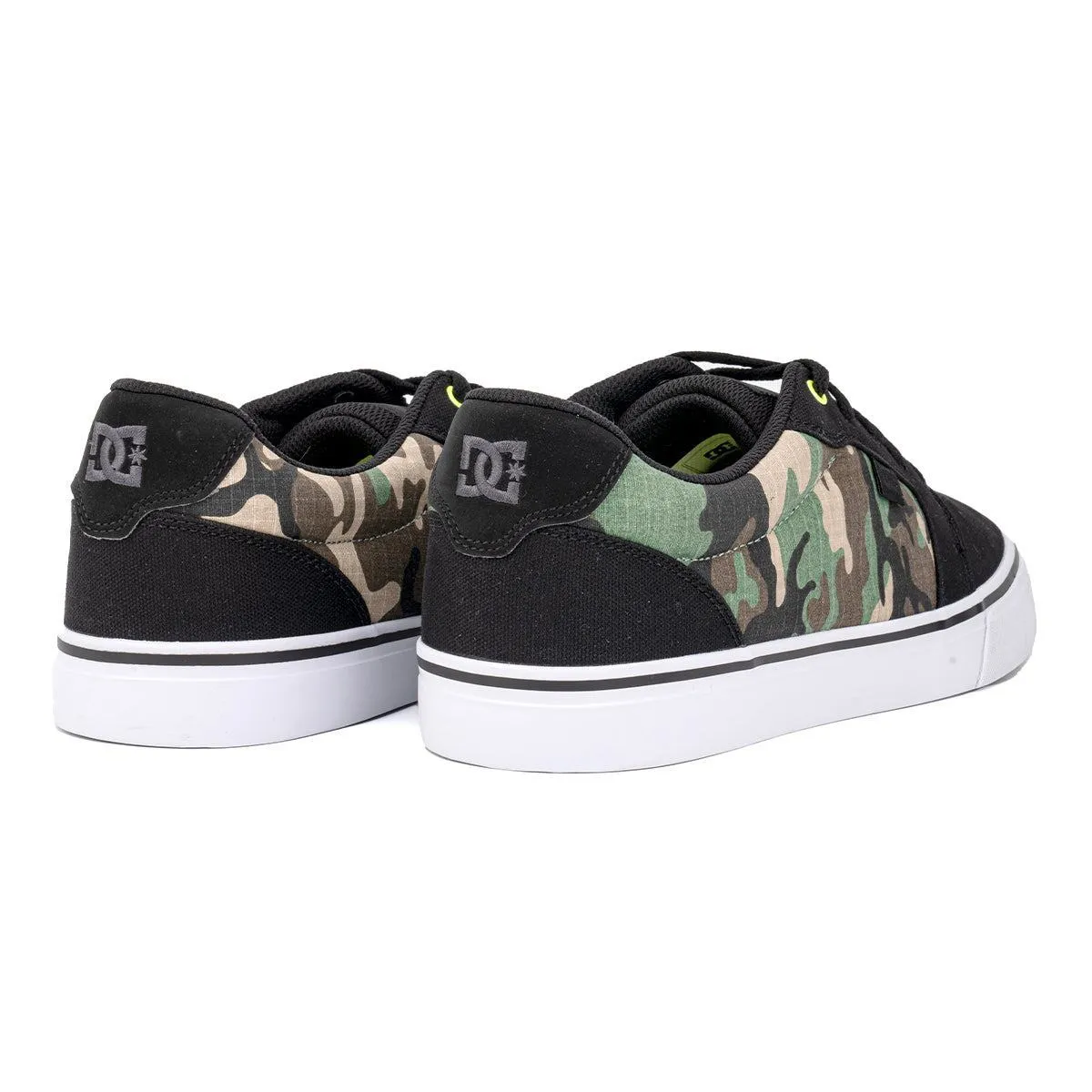 Dc Dg Anvil Tx Se Low-Top Sneakers Canvas Black Colour For Men