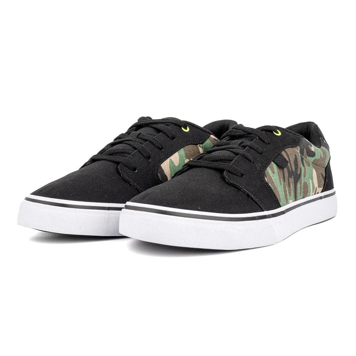 Dc Dg Anvil Tx Se Low-Top Sneakers Canvas Black Colour For Men