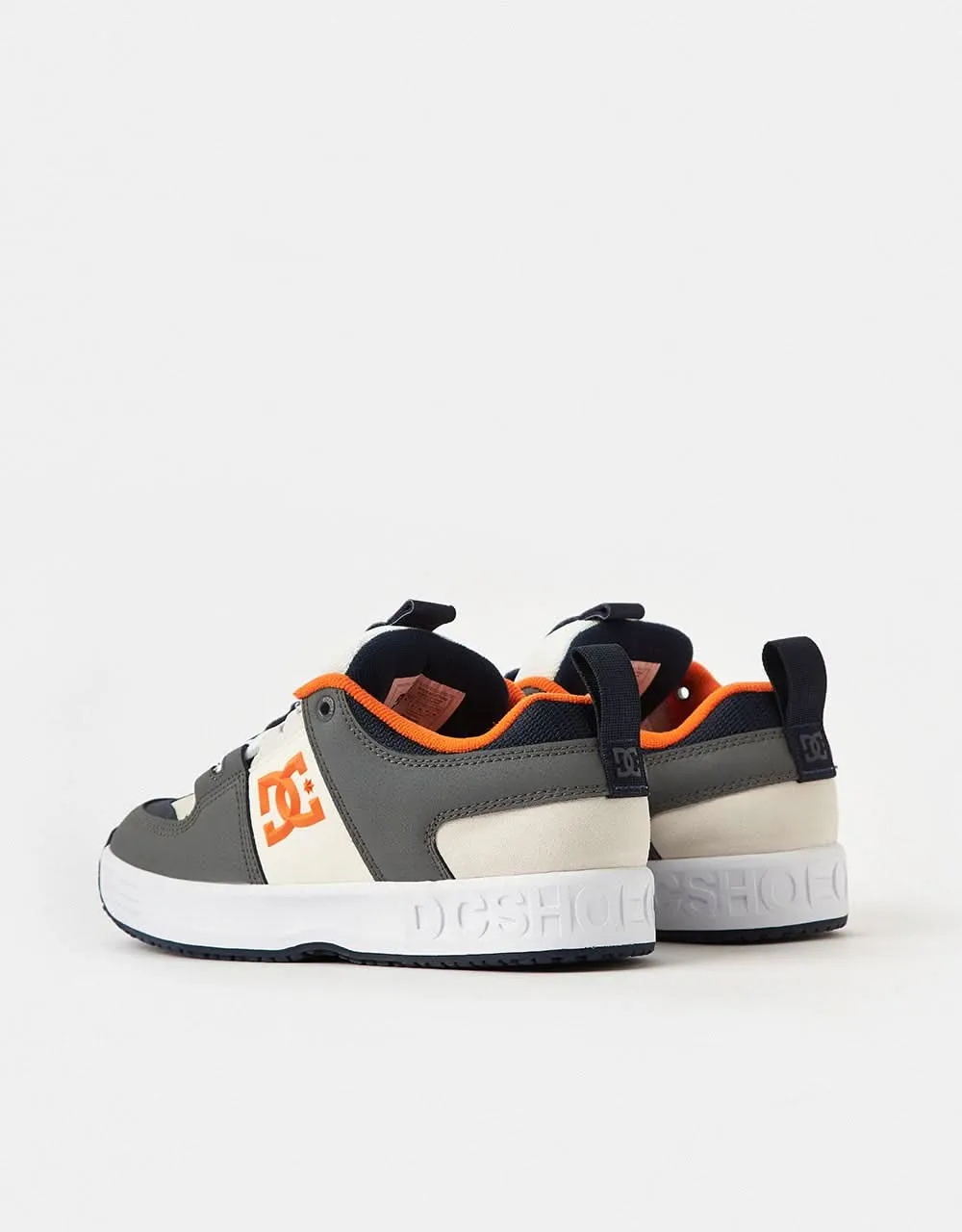 DC Lynx OG Skate Shoes - Grey/Orange