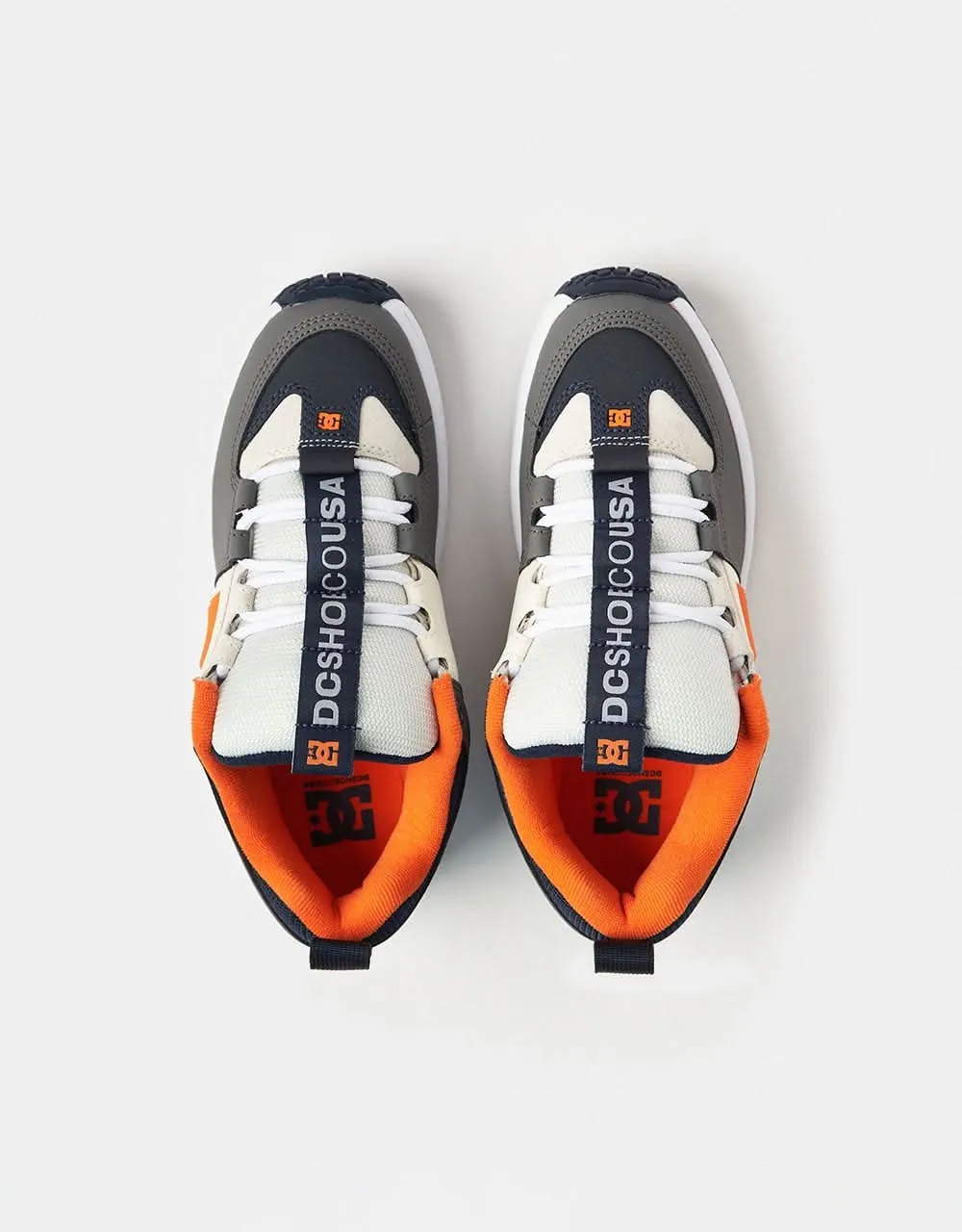 DC Lynx OG Skate Shoes - Grey/Orange