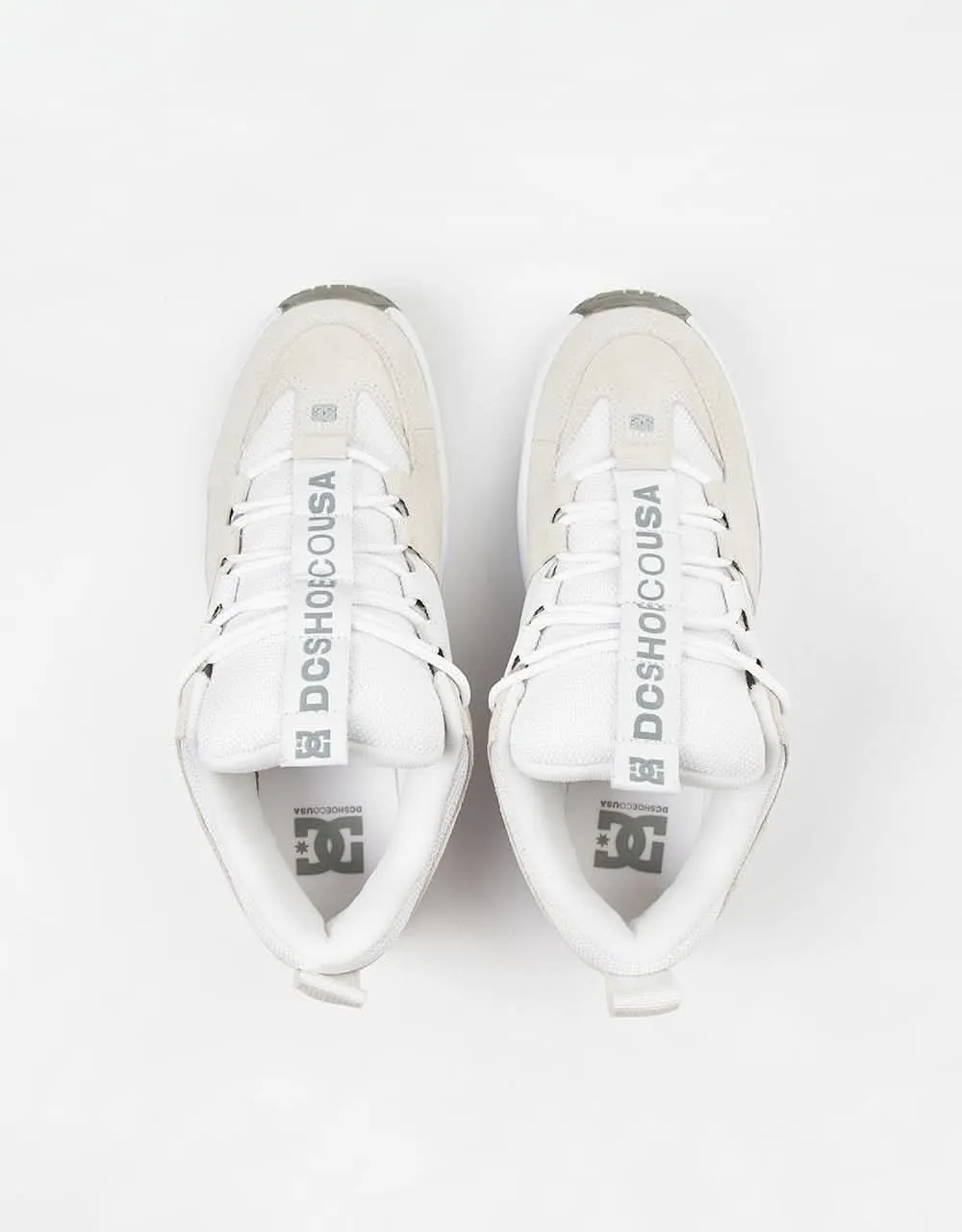 DC Lynx OG Skate Shoes - White/Grey