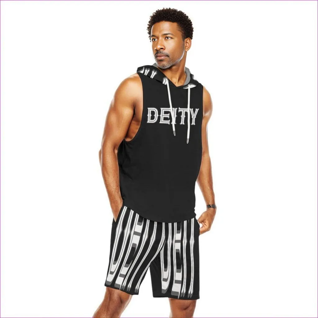 Deity Men's Sleeveless Vest And Short Set