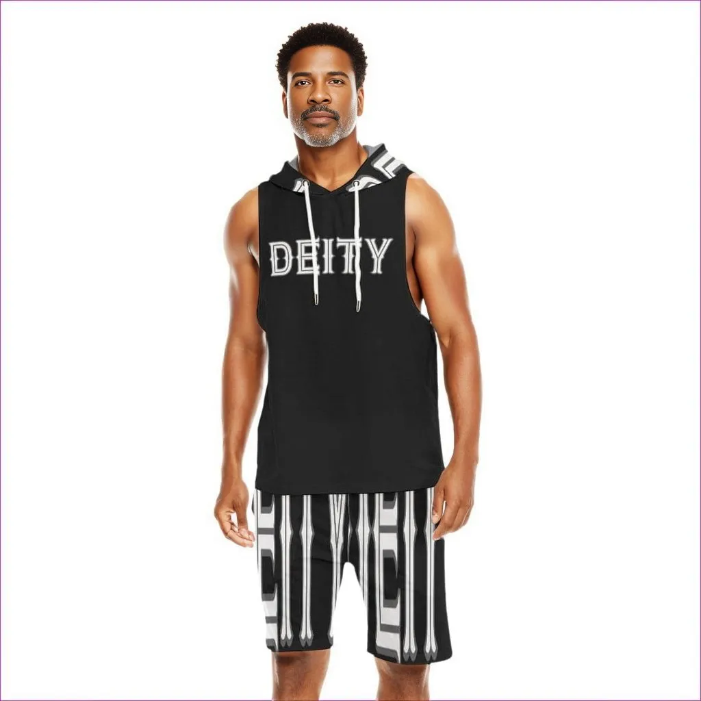 Deity Men's Sleeveless Vest And Short Set