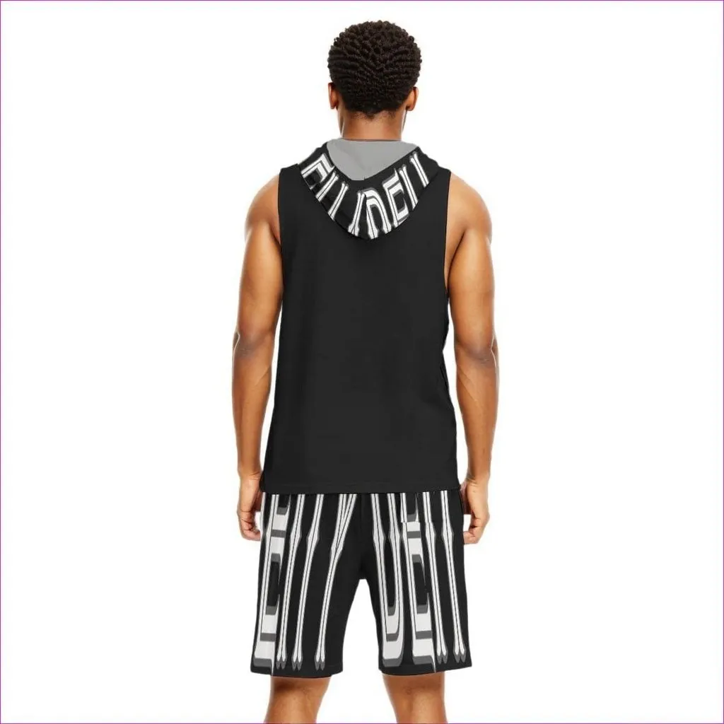 Deity Men's Sleeveless Vest And Short Set