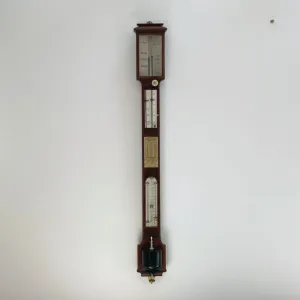 Early Victorian Weather Station Stick Barometer by Andrew Ross London