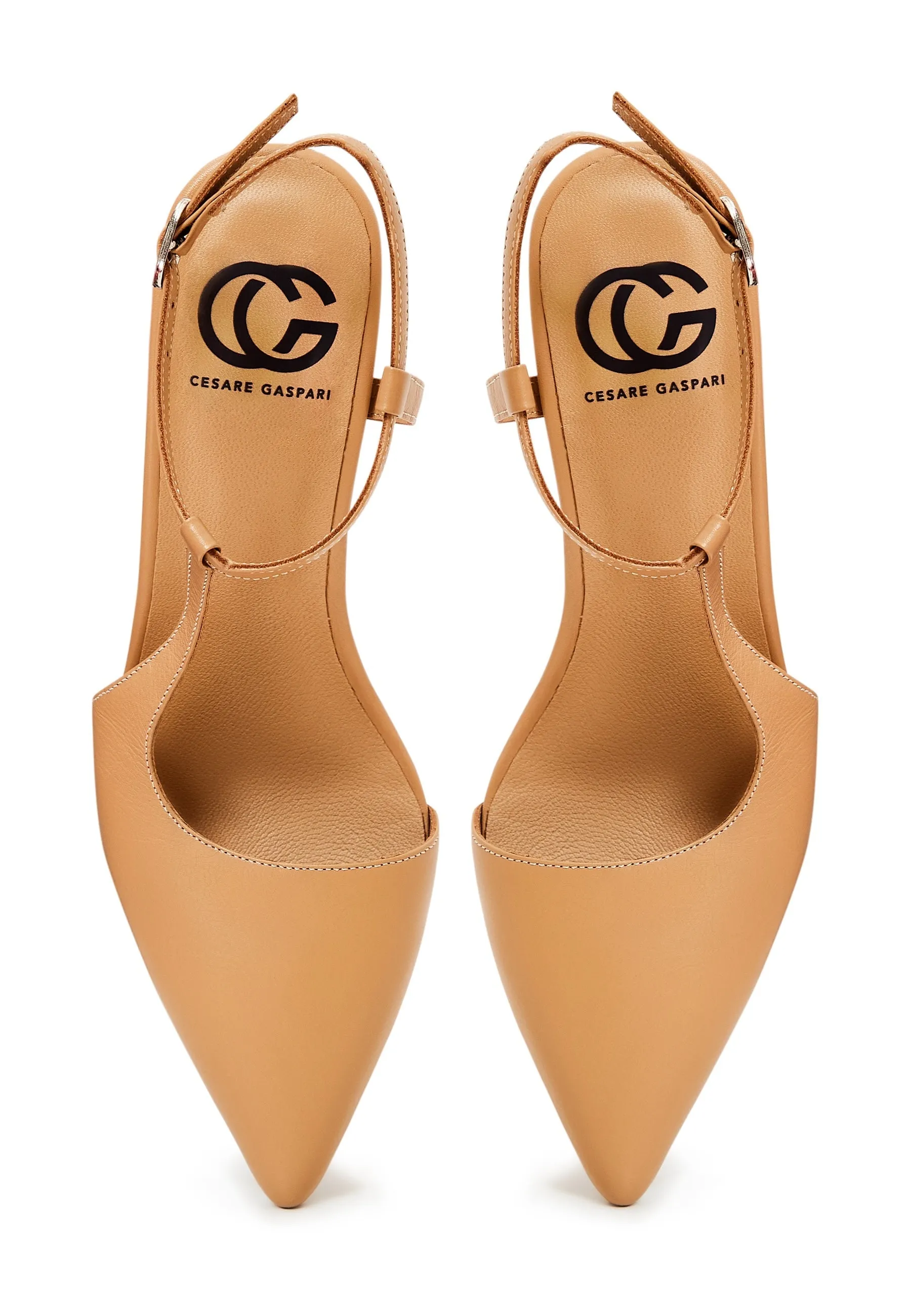 Elegant Luxe Pumps - Beige