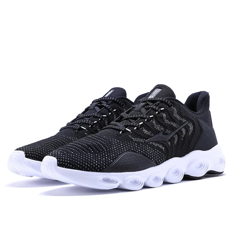 Erke Cushioning Shoes Men Running Black/White 11120103058-001