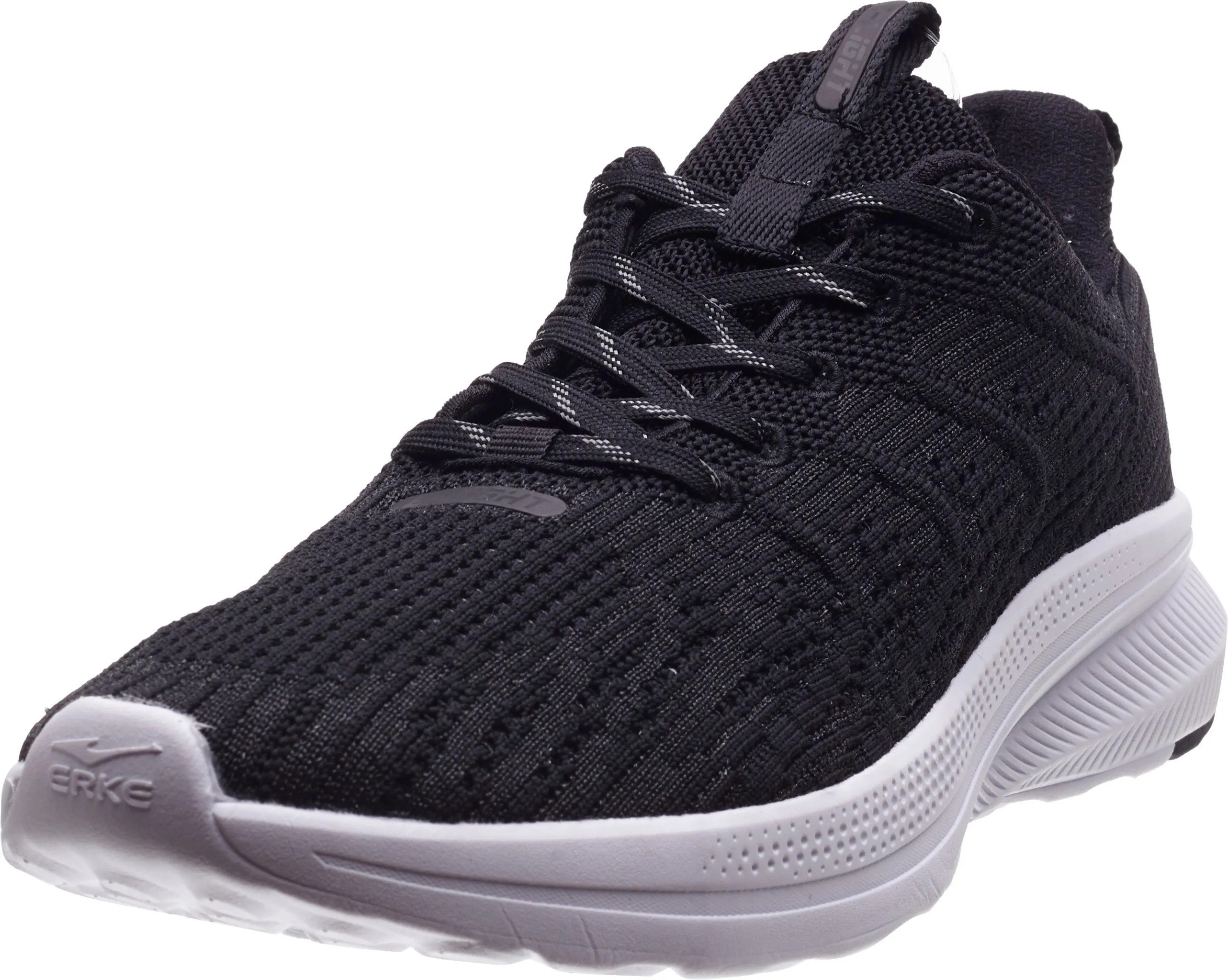 Erke Cushioning Shoes Men Running Black/White 11120103417-004