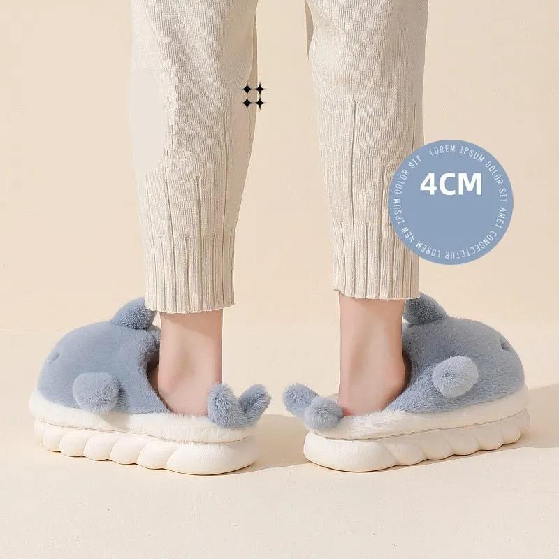 Fluffy Shark Slippers