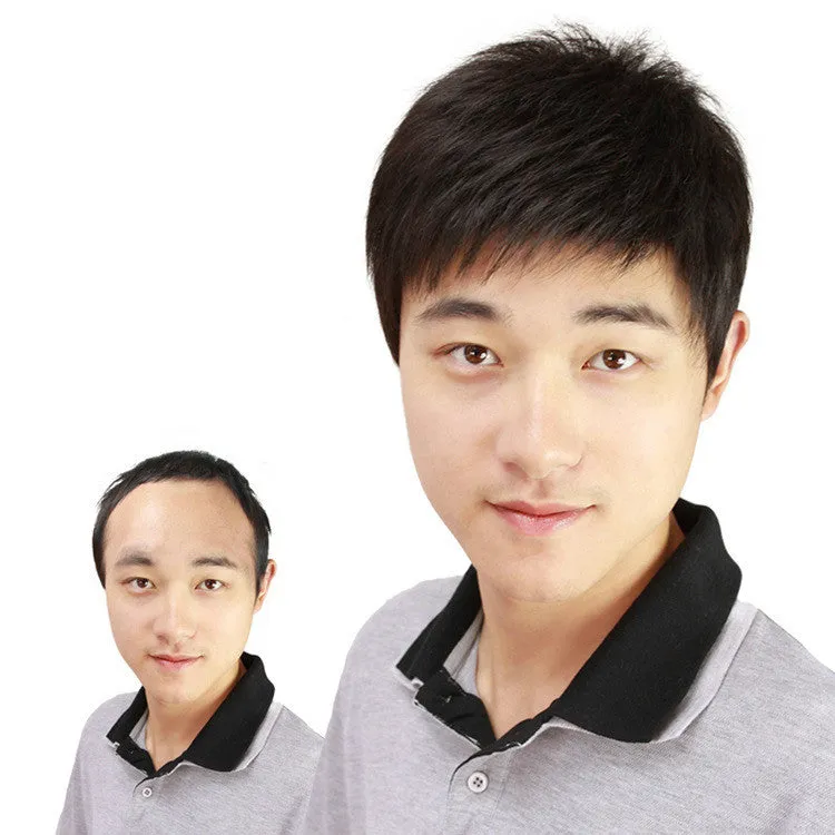 Fluffy Short Hair Wig for Males