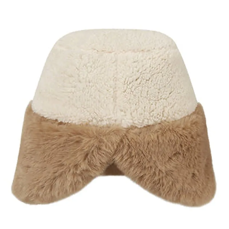 Fluffy Warm Suede Bucket Hat