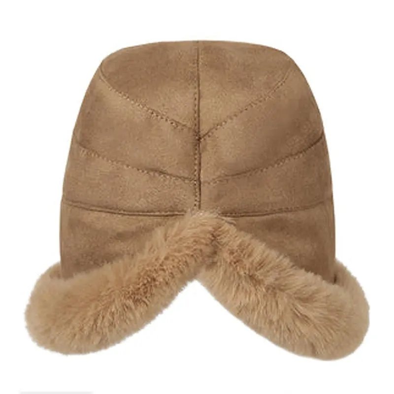 Fluffy Warm Suede Bucket Hat