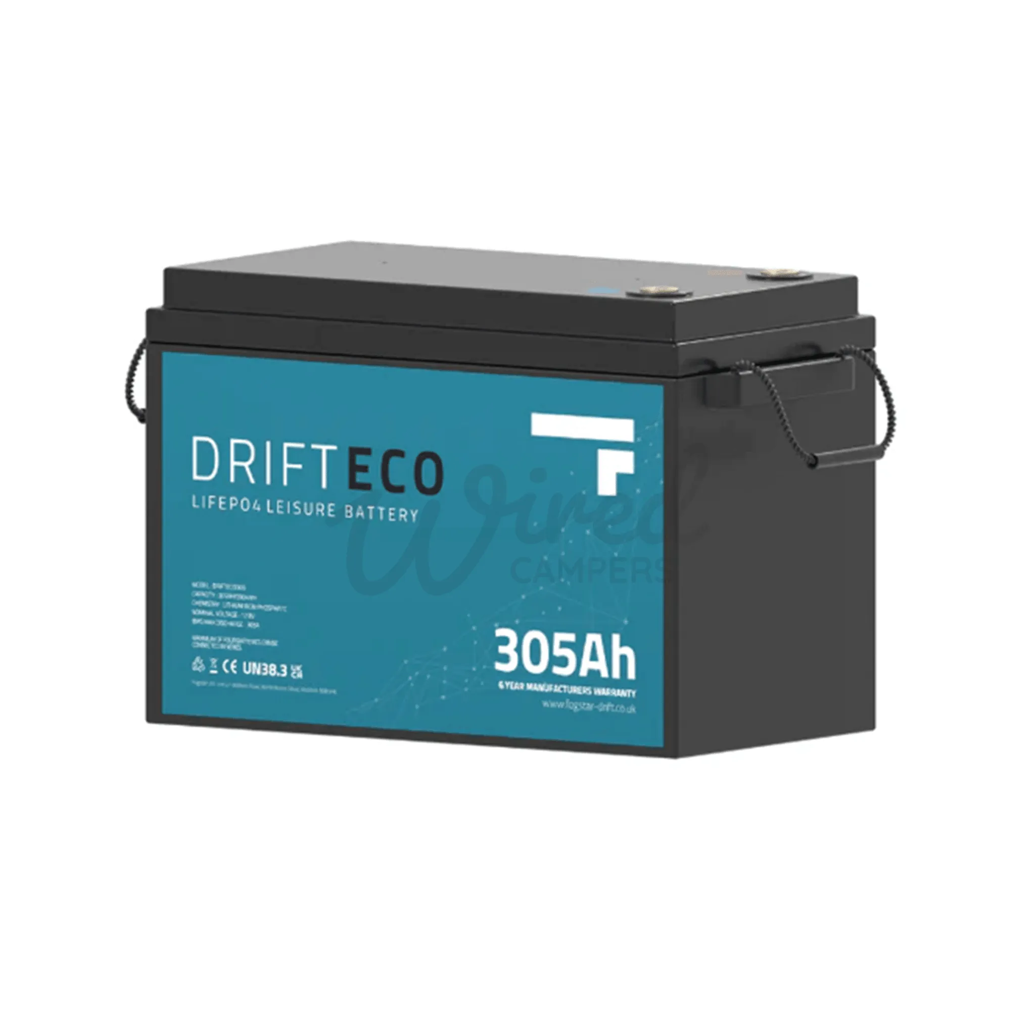 Fogstar Drift ECO 12V 305AH Lithium LiFePO4 Leisure Battery