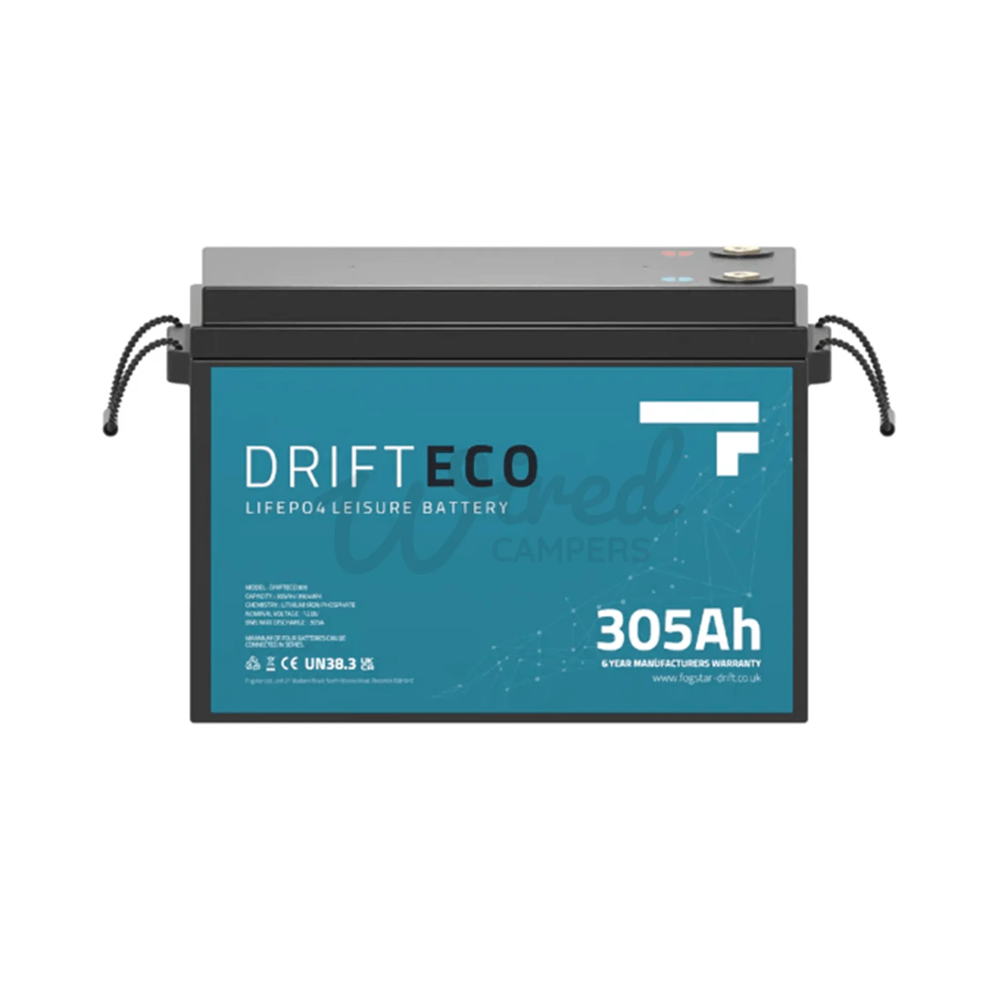 Fogstar Drift ECO 12V 305AH Lithium LiFePO4 Leisure Battery