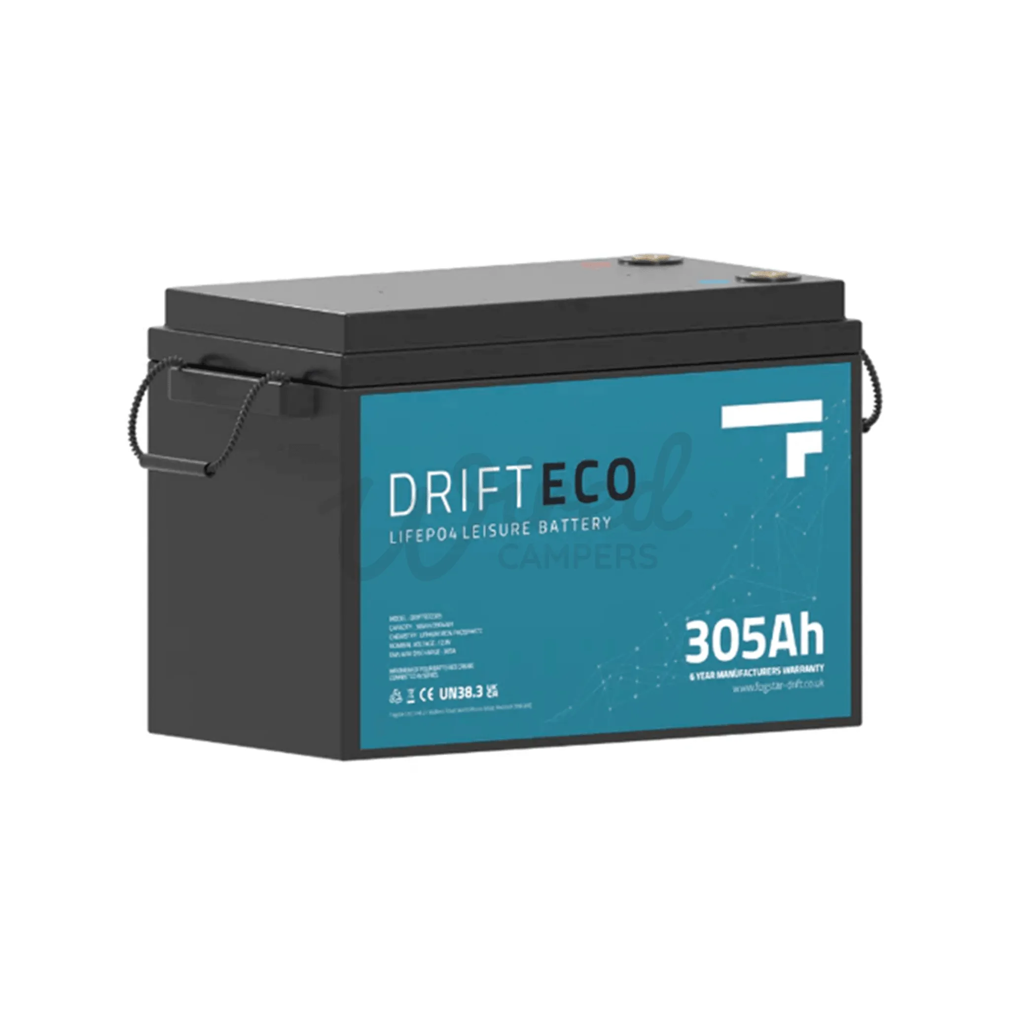 Fogstar Drift ECO 12V 305AH Lithium LiFePO4 Leisure Battery