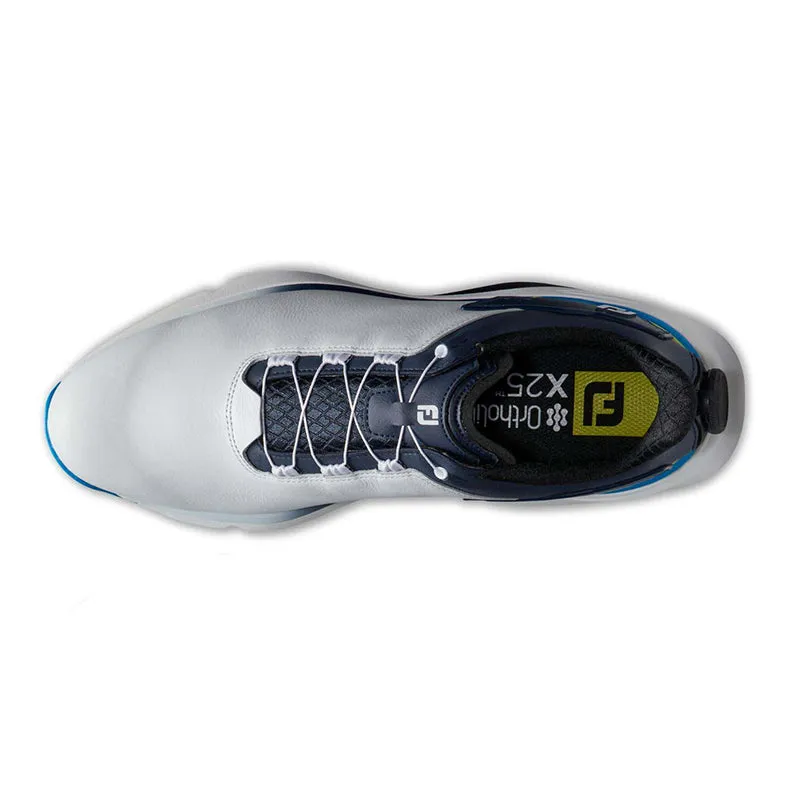 FOOTJOY Pro/SLX BOA Men's Spikeless Shoes (White/Navy/Blue)