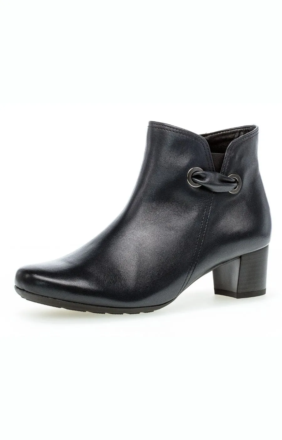 Gabor Loop Ankle Boot in Navy