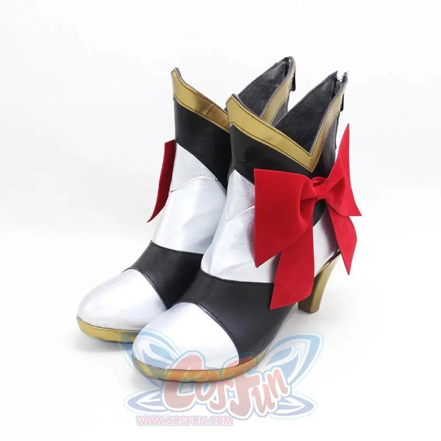 Genshin Impact Noelle Cosplay Shoes Women Boots C00385