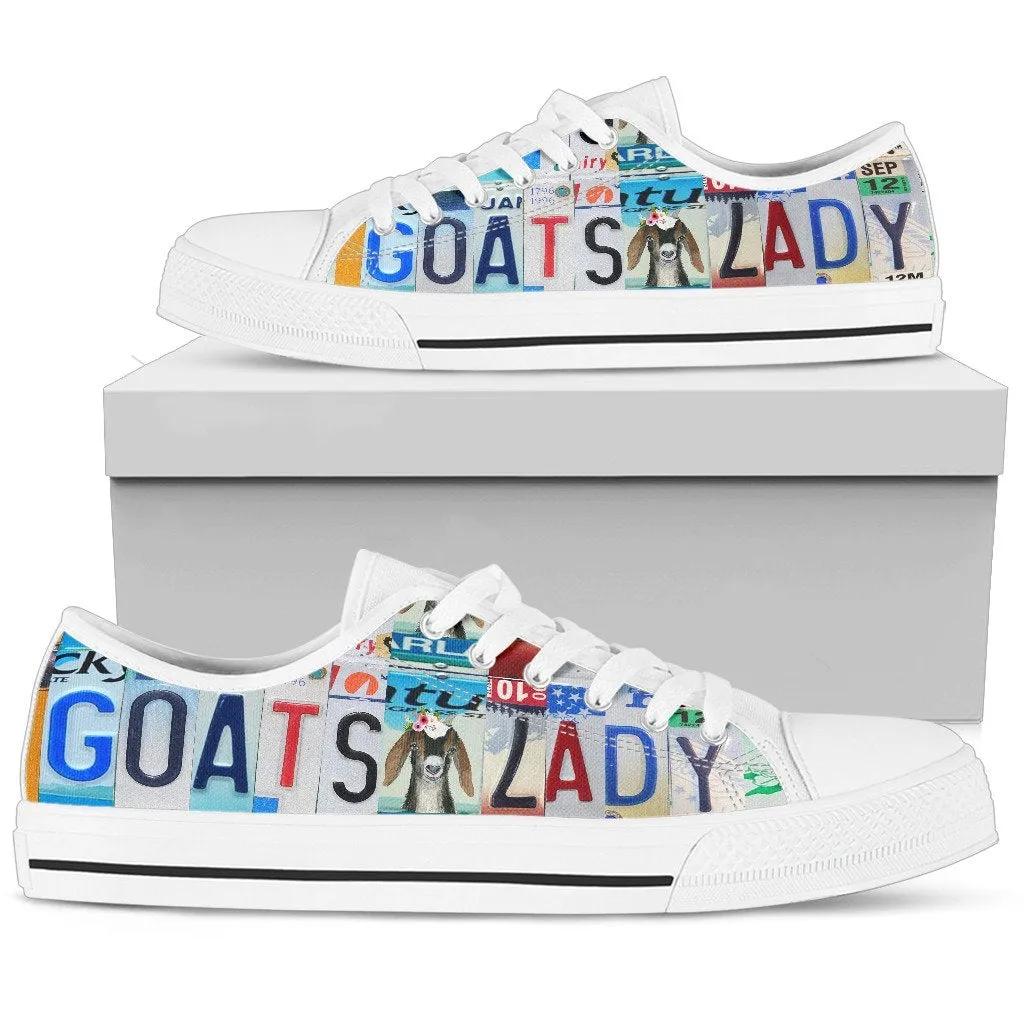 Goats Lady Low Top Shoes