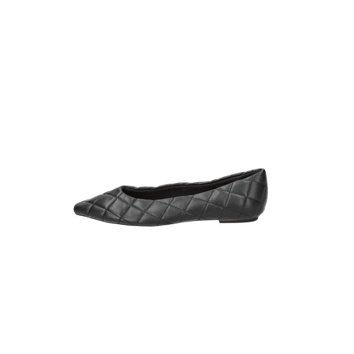 H&M Quilted Ballerinas Fabric Black Colour For Women