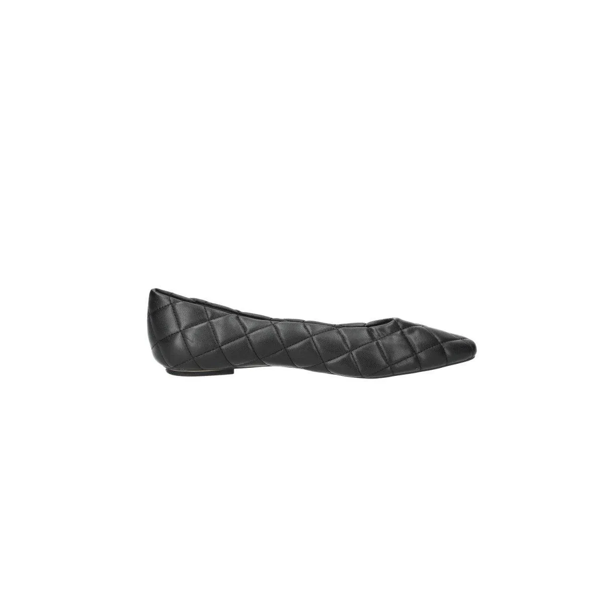 H&M Quilted Ballerinas Fabric Black Colour For Women