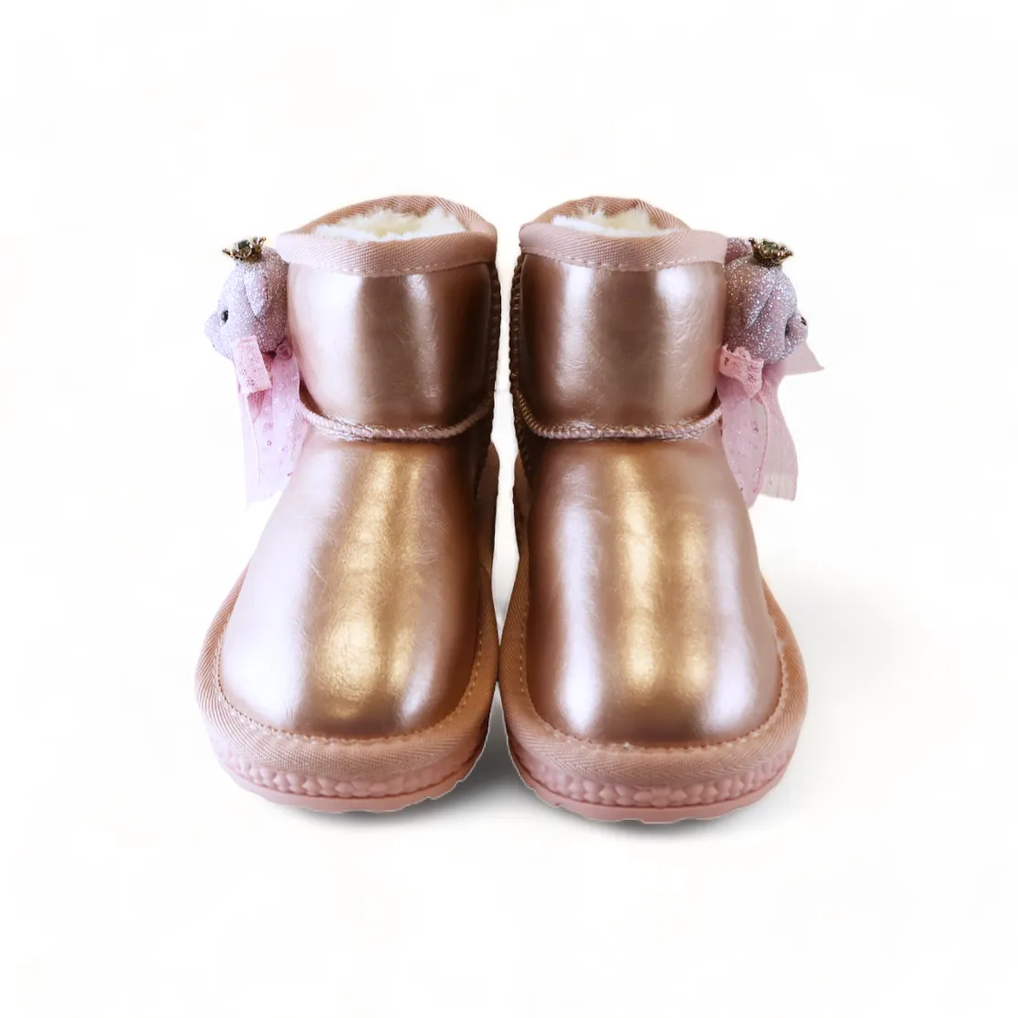 Handcrafted Princess Bear Boot - Pink