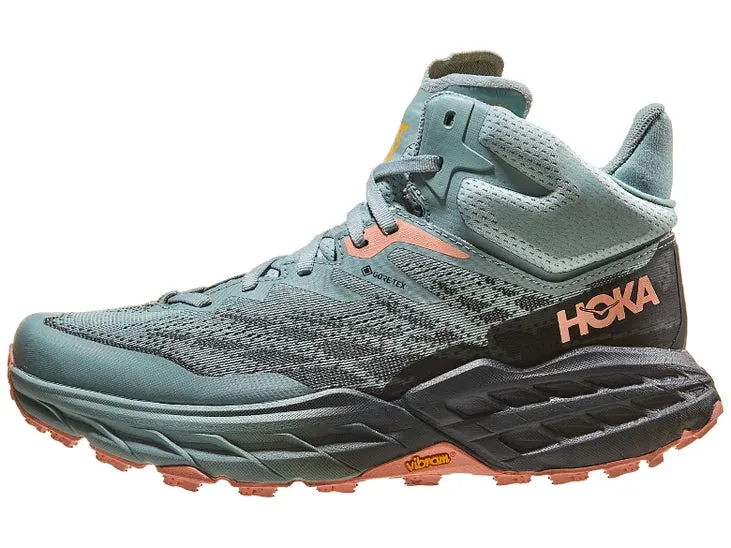 Hoka | Speedgoat 5 Mid GTX | Women's | Agave/Spruce