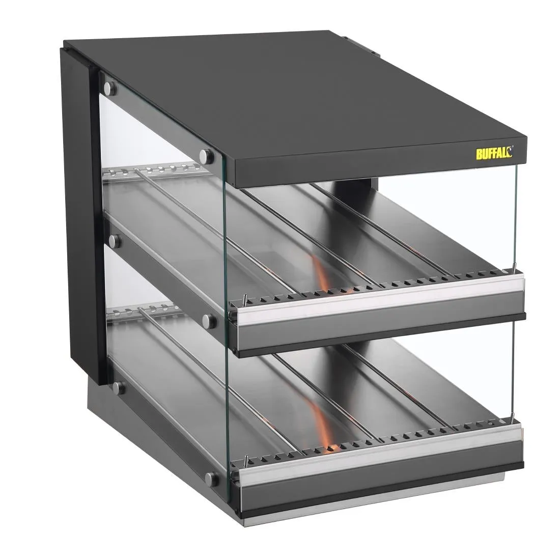 HW925 Buffalo Sloped Chute Food Warmer 2 Shelf