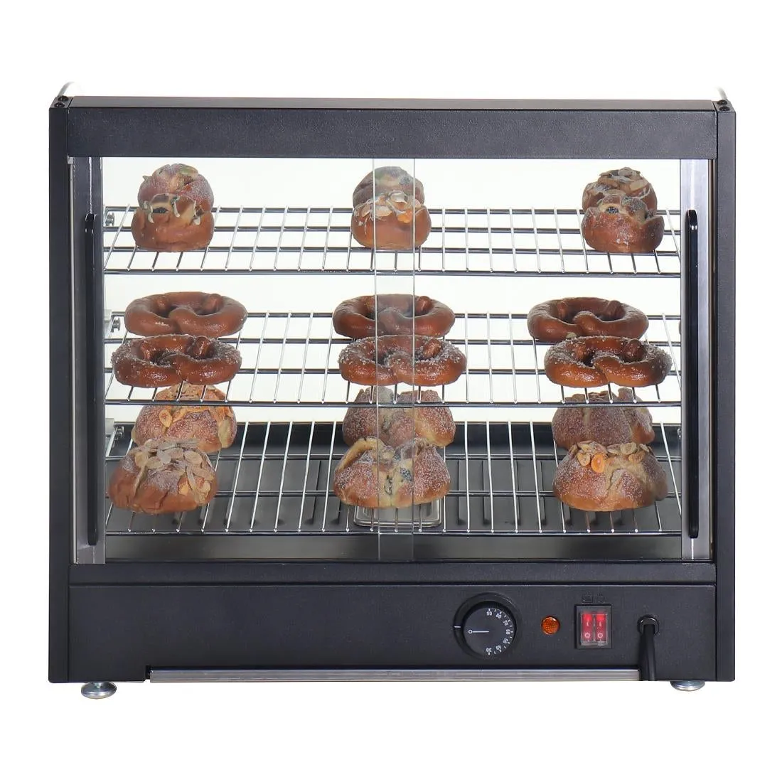 HW929 Nisbets Essentials Heated Food Display Merchandiser 82Ltr