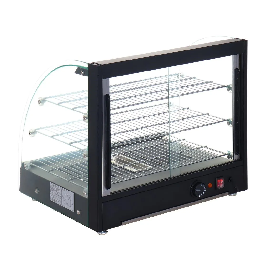 HW929 Nisbets Essentials Heated Food Display Merchandiser 82Ltr