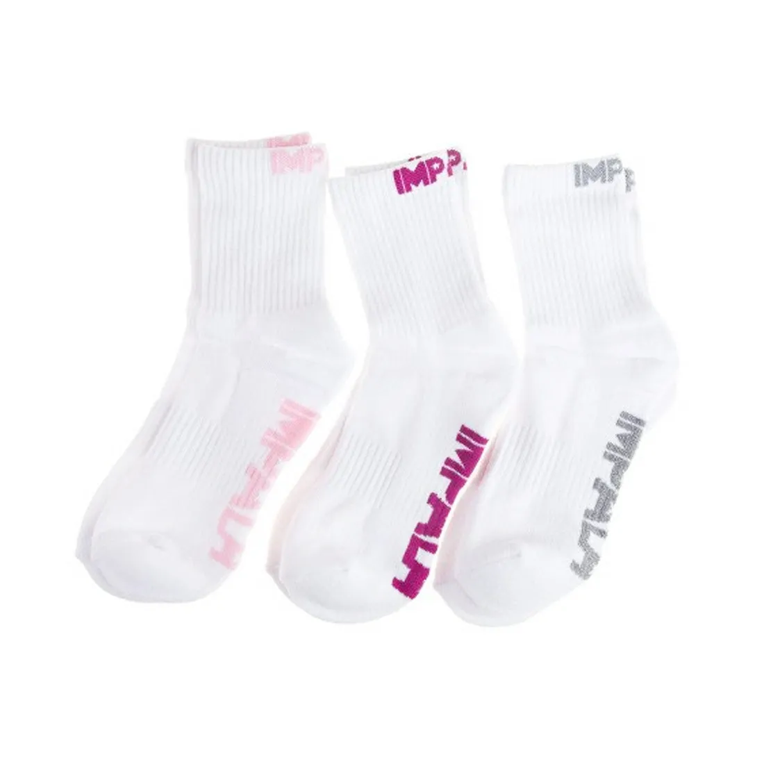 Impala Everyday Socks 3pk - White