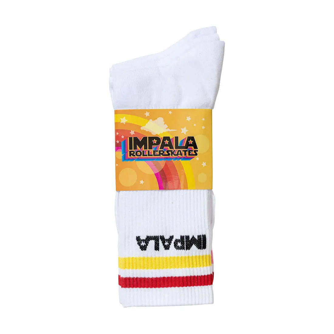 Impala Skate Crew Socks 3pk - Multi Stripe