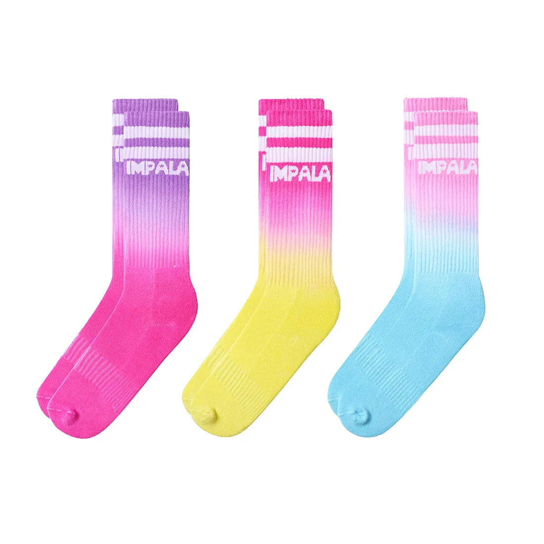 Impala Skate Crew Socks 3pk - Tropicana