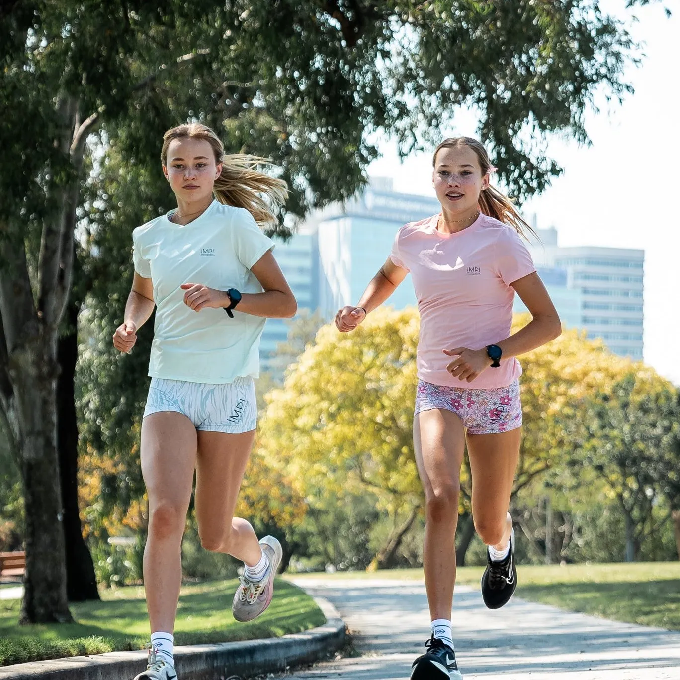 IMPI Running Tee - Pale Pink