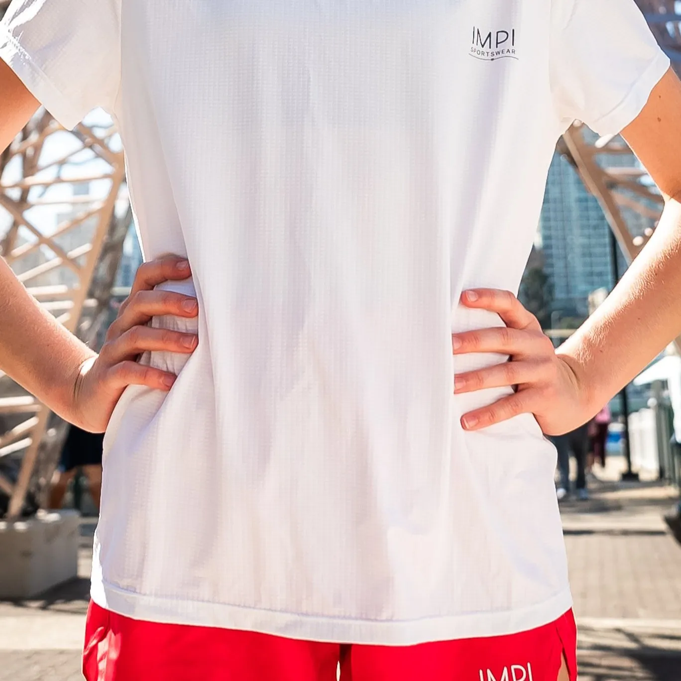 IMPI Running Tee - White