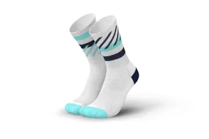 INCYLENCE Running Disrupts Navy Blue Mint Long Sock