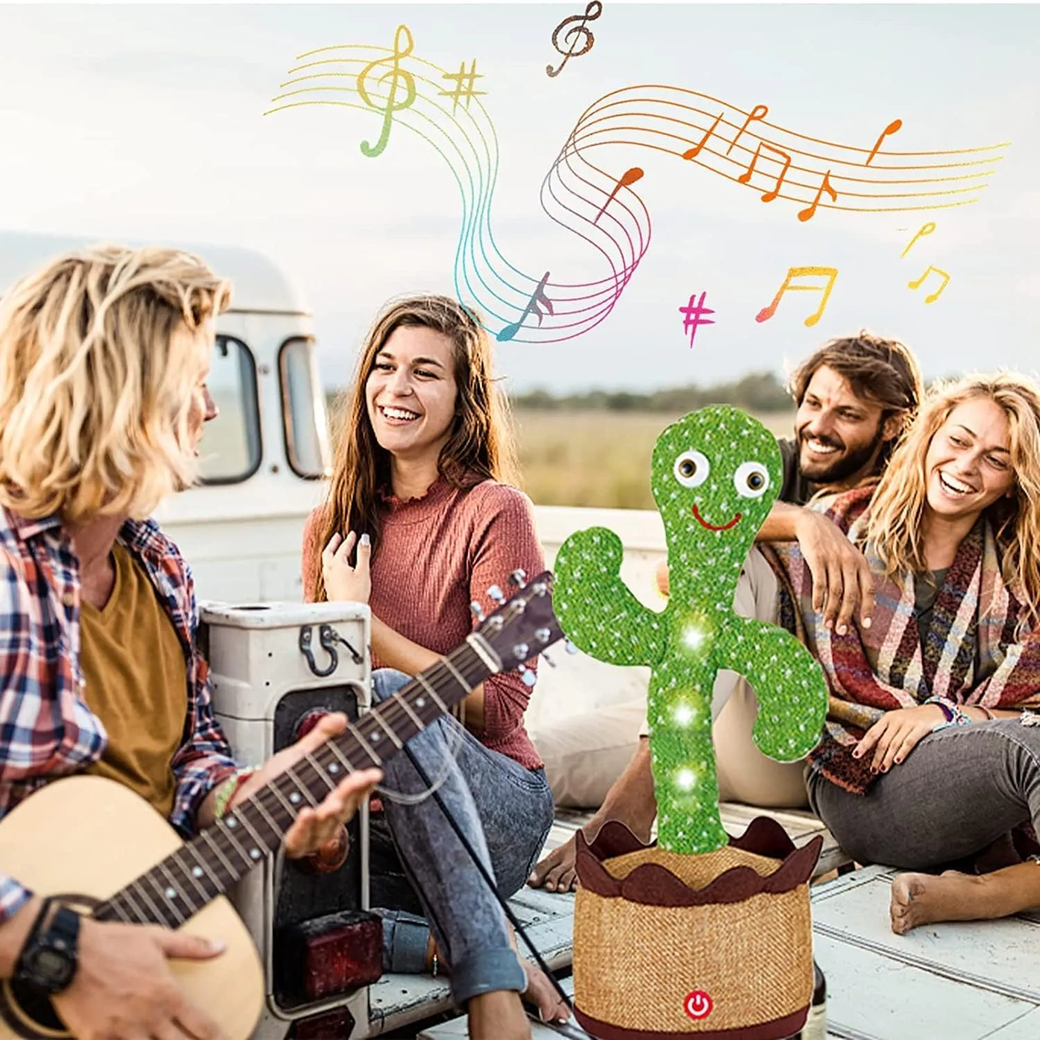 INDIA TOY TWalking Dancing Cactus Baby Toys with Upgraded Running Mode and Repeat What You Say, Plush Toys with Cool Lighting Included 120 Songs,Recording, Gifts