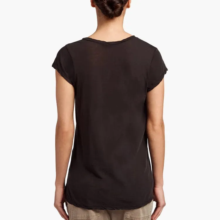 James Perse High Gauge Jersey Deep V Tee