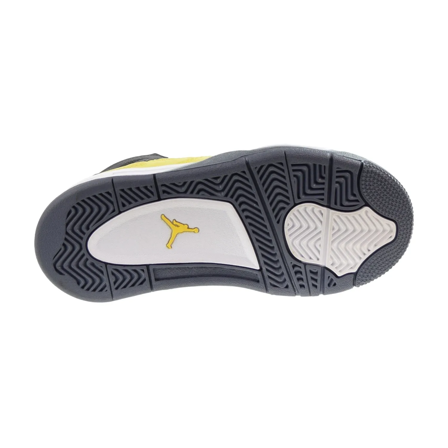 Jordan 4 Retro (PS) "Lightning" Little Kids' Shoes Tour Yellow-White-Blue