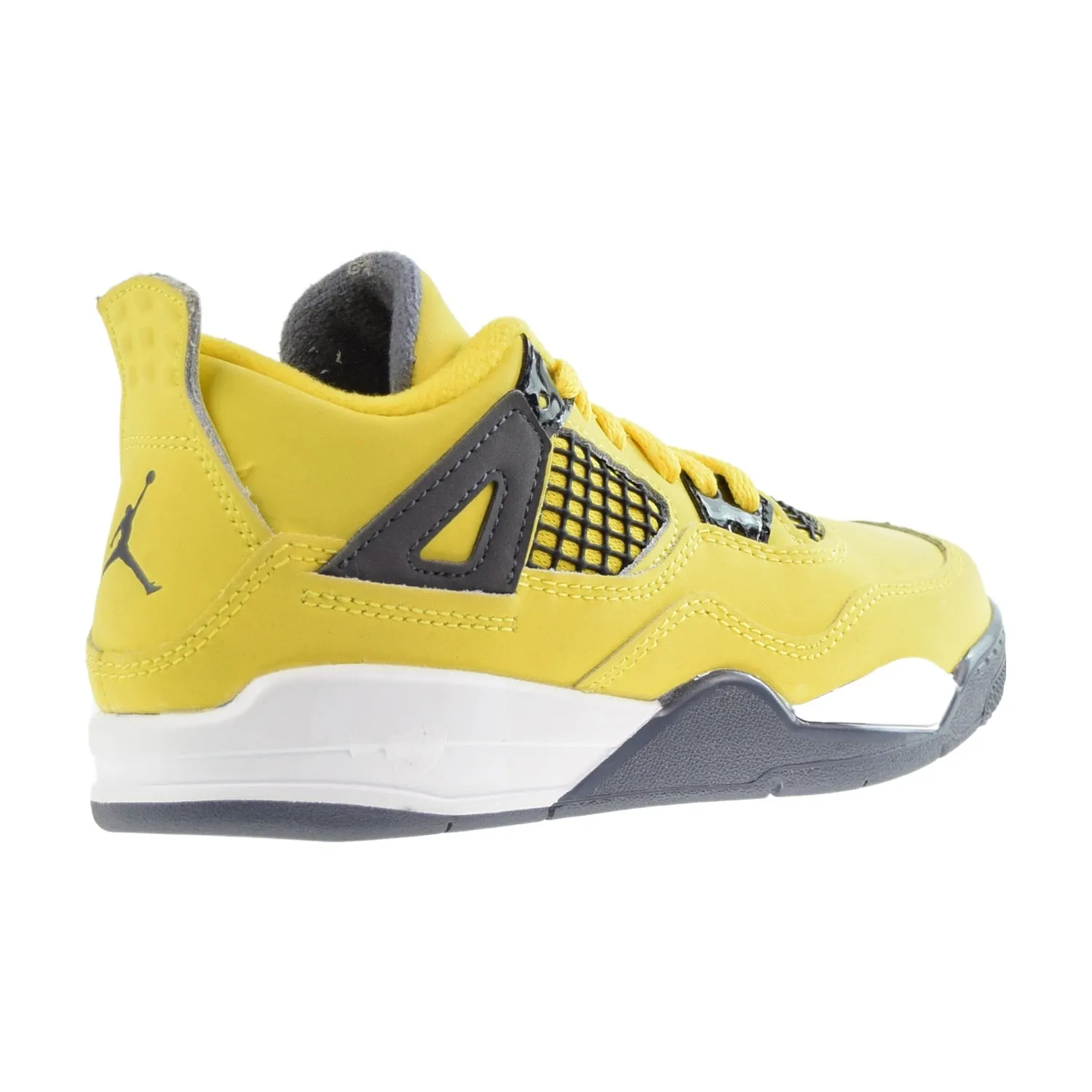 Jordan 4 Retro (PS) "Lightning" Little Kids' Shoes Tour Yellow-White-Blue