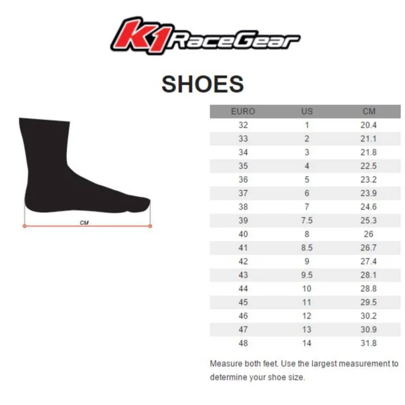 K1 RaceGear GTX-1 Nomex® Shoes - Red