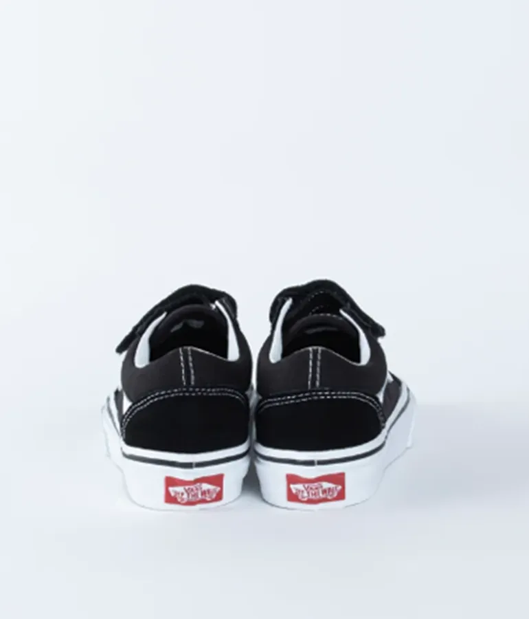 Kid's Vans Old Skool V - Black/True White