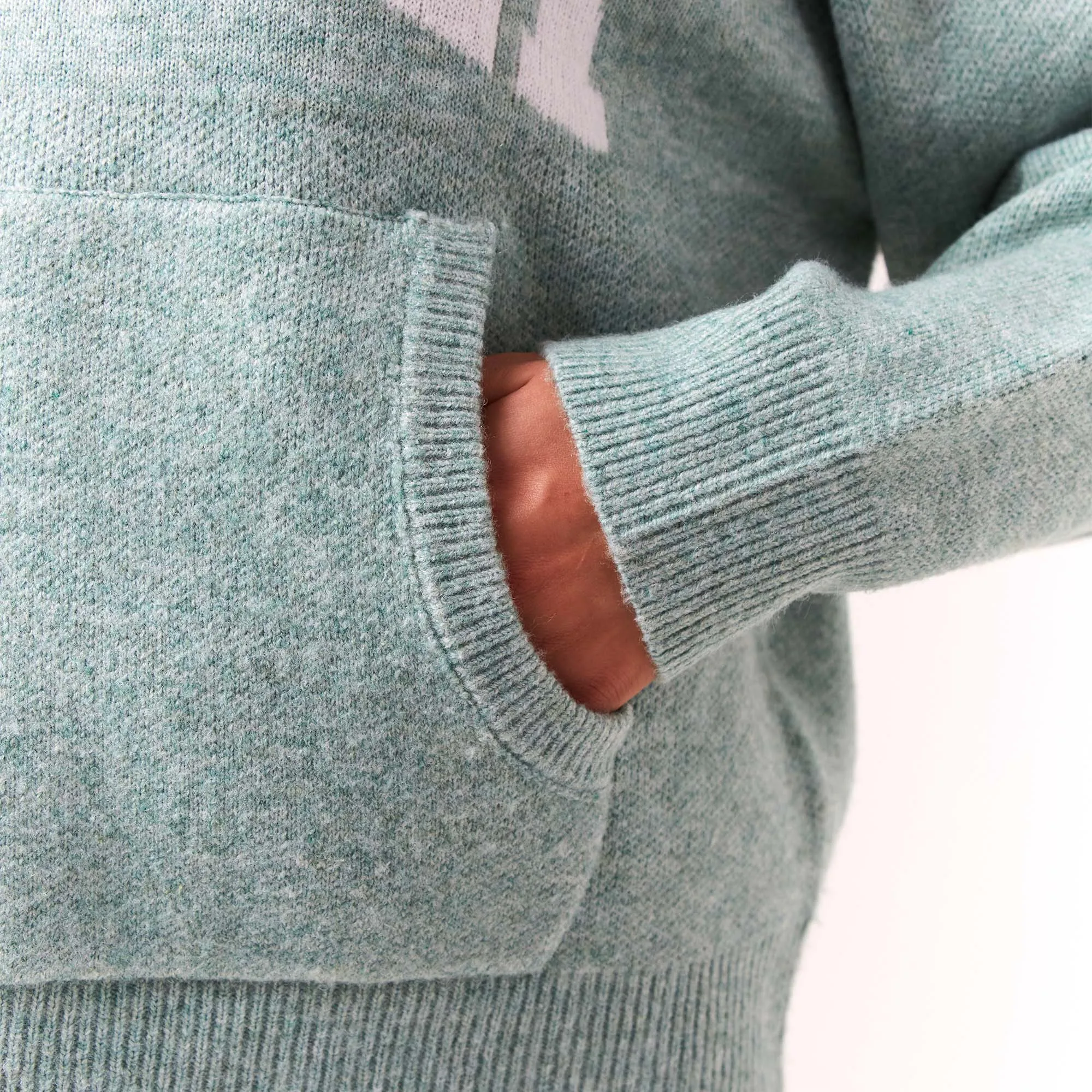 Knit Hoodie | Green