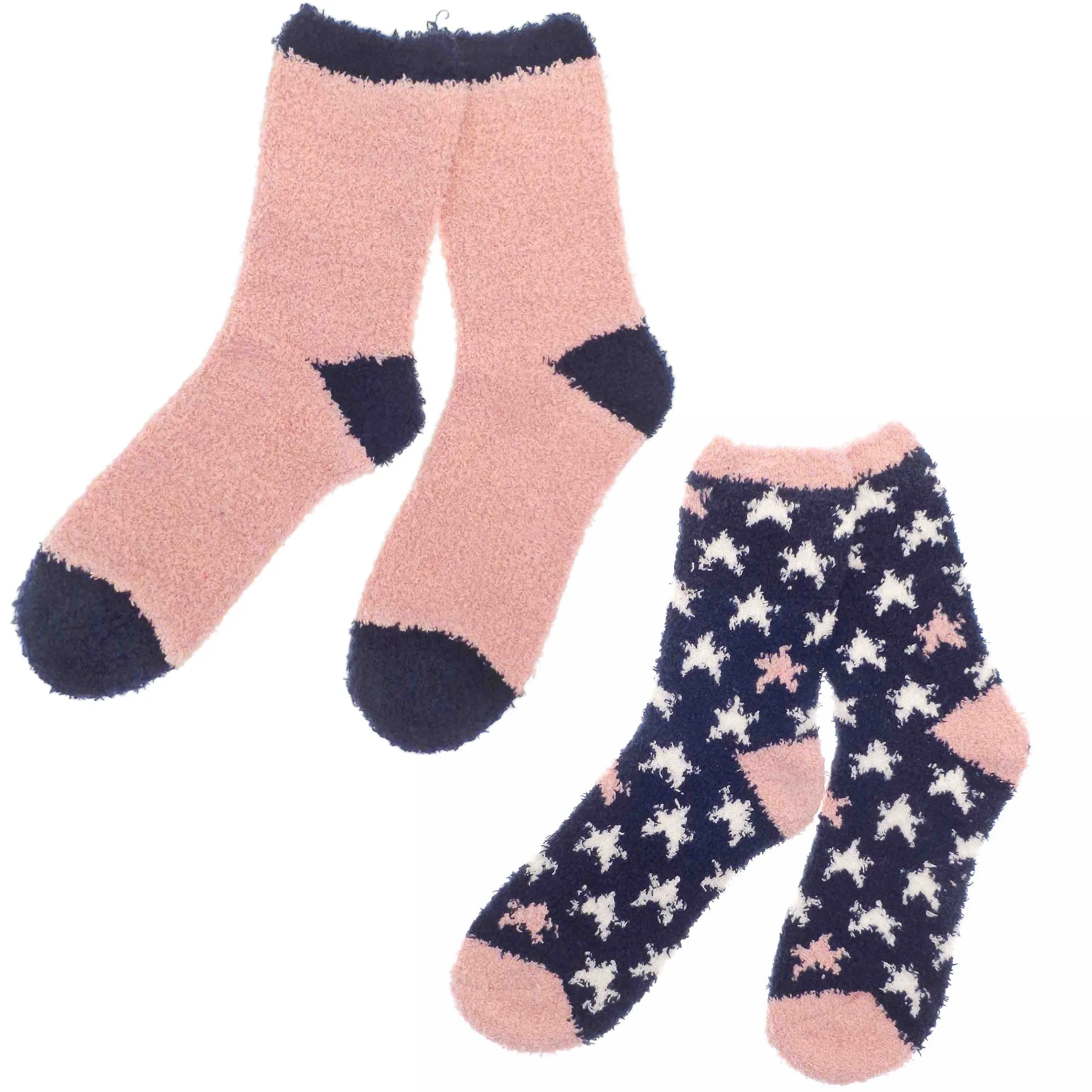 Ladies Fluffy Socks (2 Pairs)