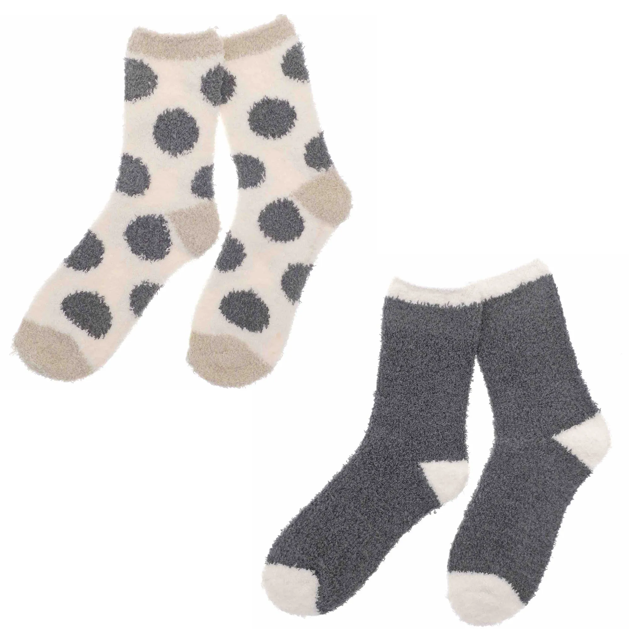 Ladies Fluffy Socks (2 Pairs)