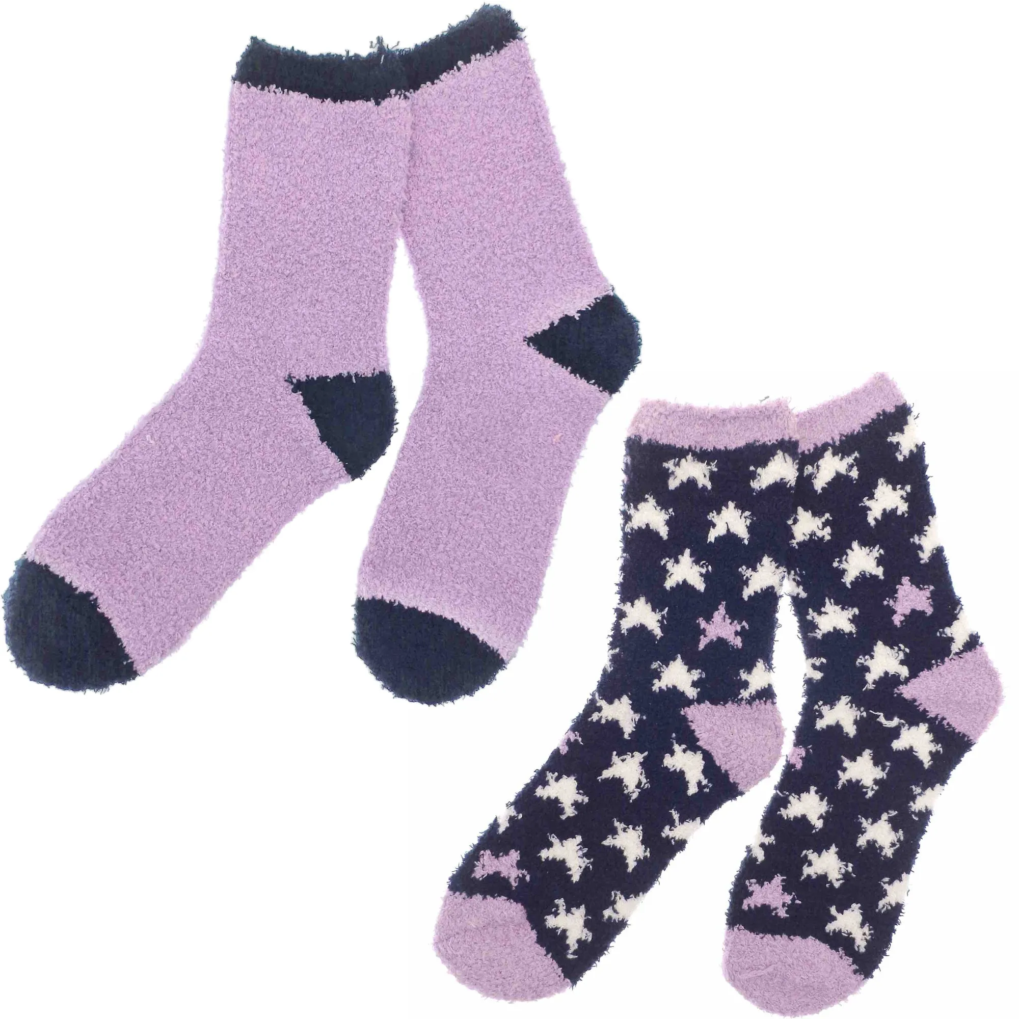 Ladies Fluffy Socks (2 Pairs)