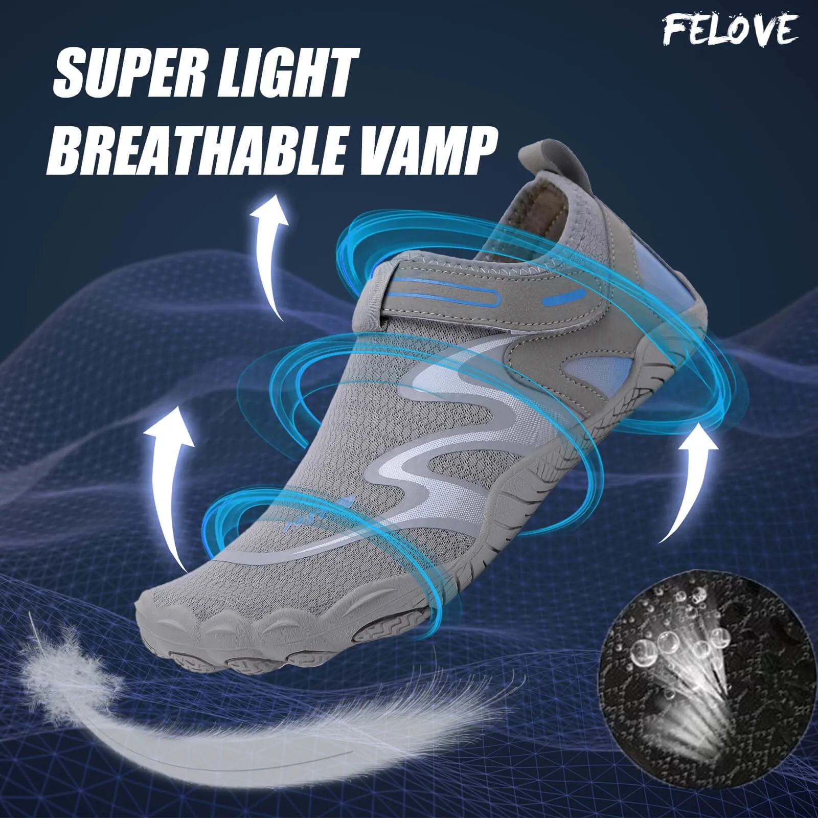 Lightweight Non Slip Breathable Wading Shoes